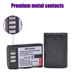 Alternative view of Izen 1X Batterie 1860Mah Pour Panasonic Dmw-Blf19 Lumix Gh3 Gh4 Gh5 G9 Dmc-...