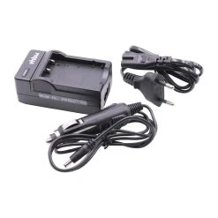 VHBW Chargeur Secteur Et Chargeur Allume Cigare Pour Batterie PENTAX Rempla...
