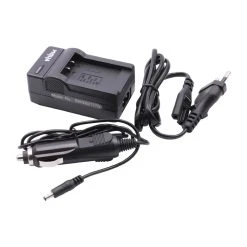 VHBW Chargeur Avec Adaptateurs Secteur Et Allume-cigare Pour Batteries MINO...