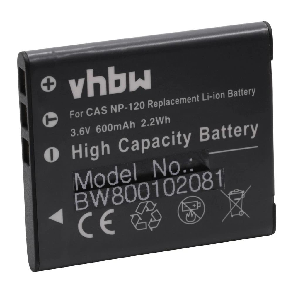 VHBW Batterie Li-Ion 3.7V Pour CASIO Exilim EX-ZS15, EX-Z680, EX-Z690, EX-Z... 1 VHBW Batterie Li-Ion 3.7V Pour CASIO Exilim EX-ZS15, EX-Z680, EX-Z690, EX-Z...