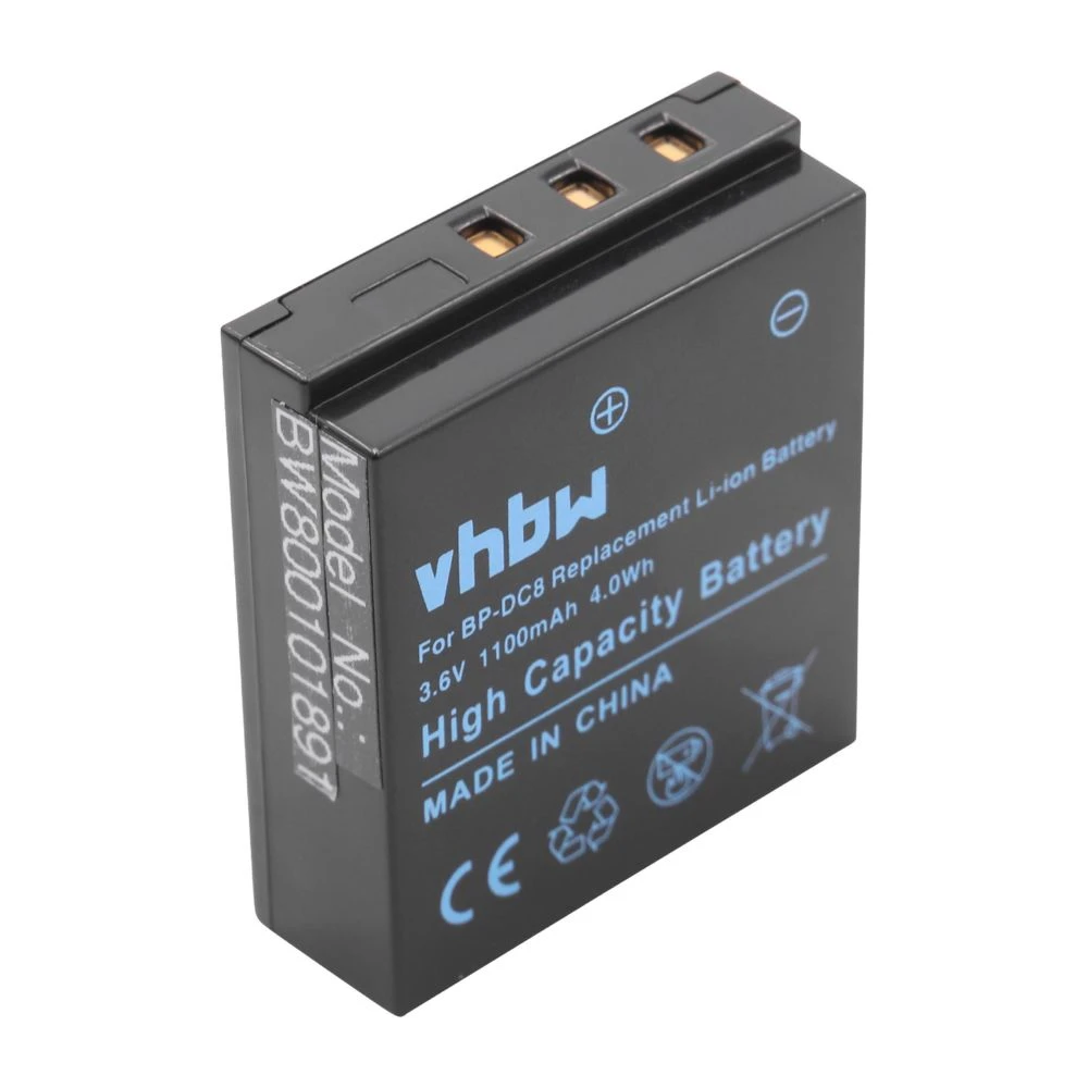 Vhbw Batterie Remplace Leica BP-DC8, BP-DC8E Pour Appareil Photo DSLR ... 1 Vhbw Batterie Remplace Leica BP-DC8, BP-DC8E Pour Appareil Photo DSLR ...