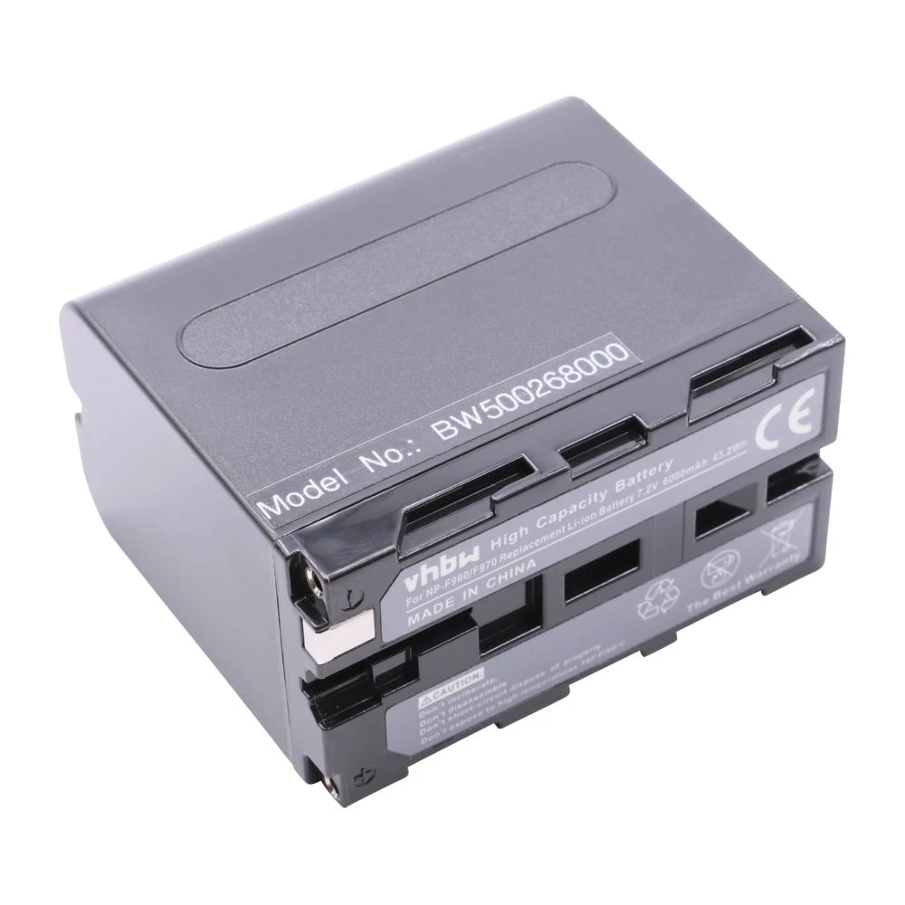 Vhbw Li-Ion Batterie 6000mAh (7.2V) Pour Caméra Remplace SONY NP-530,... 1 Vhbw Li-Ion Batterie 6000mAh (7.2V) Pour Caméra Remplace SONY NP-530,...