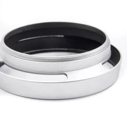 Alternative view of Vhbw Dispositif Pare-soleil Métal Argent 58mm Pour Olympus 14-150 Mm...