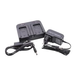 Chargeur Rapide Vhbw Socle Avec Deux Compartiments Et Câble Allume-ci...