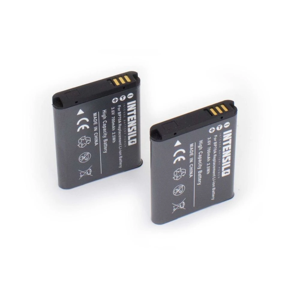 VHBW INTENSILO 2 X Li-Ion Batterie 700mAh (3.6V) Pour Appareil Photo Samsun... 1 VHBW INTENSILO 2 X Li-Ion Batterie 700mAh (3.6V) Pour Appareil Photo Samsun...