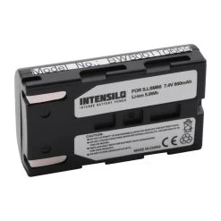 VHBW INTENSILO Li-Ion Batterie 800mAh (7.4V) Pour Appareil Photo, Caméscop...
