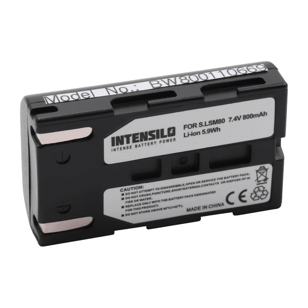 VHBW INTENSILO Li-Ion Batterie 800mAh (7.4V) Pour Appareil Photo, Caméscop... 1 VHBW INTENSILO Li-Ion Batterie 800mAh (7.4V) Pour Appareil Photo, Caméscop...