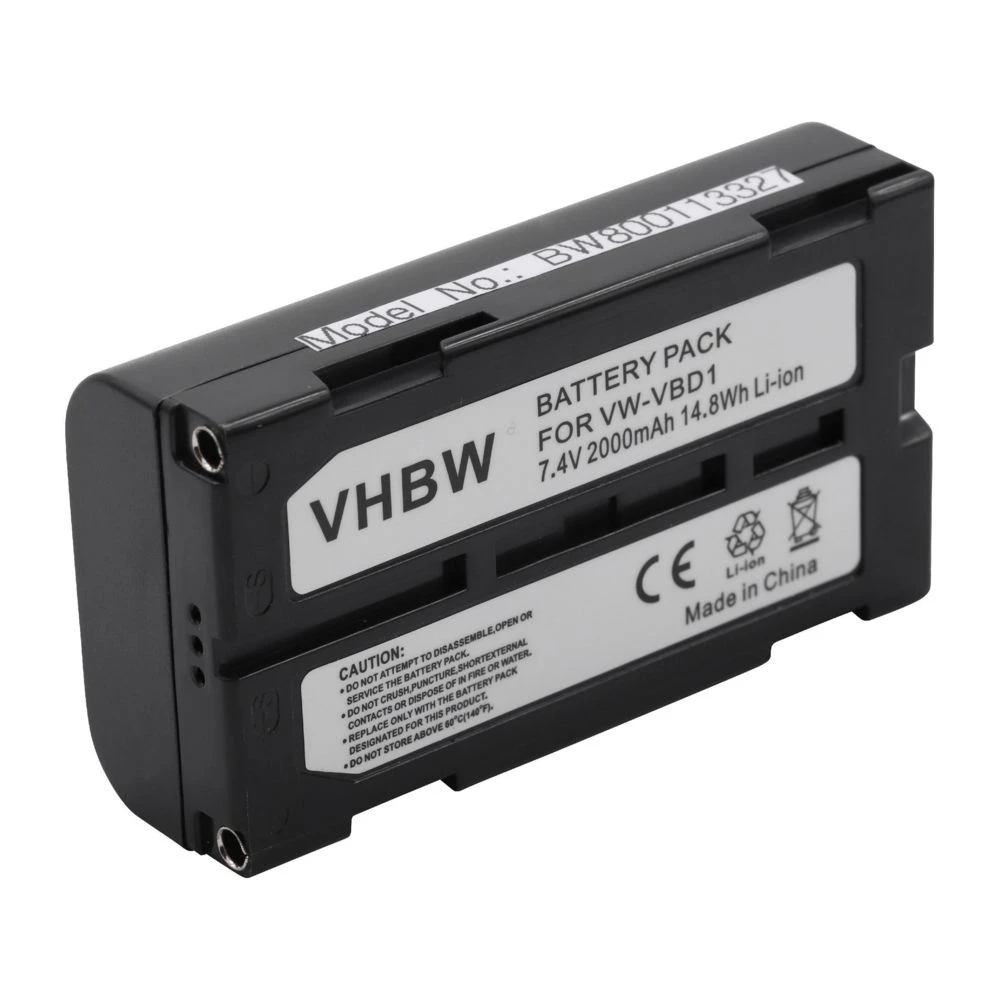 Vhbw Li-Ion Batterie 2000mAh (7.4V) Pour Caméra Vidéo, Caméscope Pa... 1 Vhbw Li-Ion Batterie 2000mAh (7.4V) Pour Caméra Vidéo, Caméscope Pa...