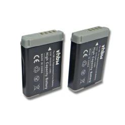 Vhbw 2x Li-Ion Batteries 1010mAh (3.7V) Pour Appareil Photo Vidéo Can...