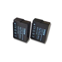 Vhbw 2x Li-Ion Batterie 1,0Ah (7.2V) Pour Appareil Photo Panasonic Lum...
