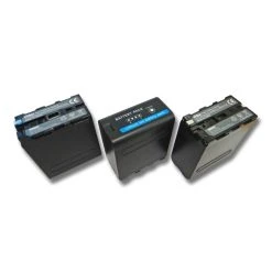 Vhbw 3x Li-Ion Batterie 10400mAh (7.4V) Pour Appareil Photo Sony Cyber...