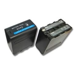 Lot 2 Batteries Vhbw 10400mAh (7.4V)pour Appareil Photo, Caméscope S...