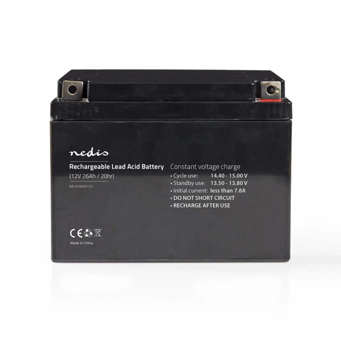 Alpexe Batterie Au Plomb-acide 12V | 26000 MAh | 167 X 177 X 126 Mm 1 Alpexe Batterie Au Plomb-acide 12V | 26000 MAh | 167 X 177 X 126 Mm