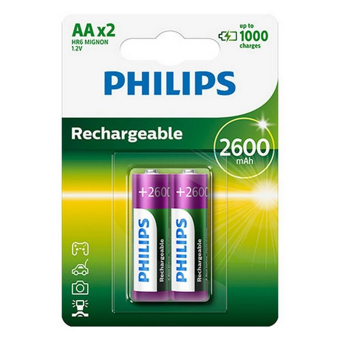 Batterie Philips 2600 MAh 1 Batterie Philips 2600 MAh