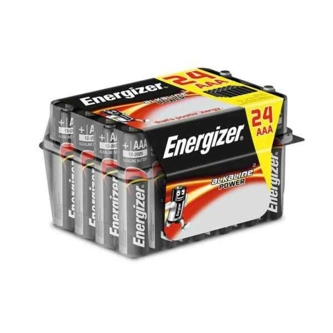 Batteries Energizer ALKALINE POWER VALUE BOX LR03 AAA (24 Uds) Noir 1 Batteries Energizer ALKALINE POWER VALUE BOX LR03 AAA (24 Uds) Noir
