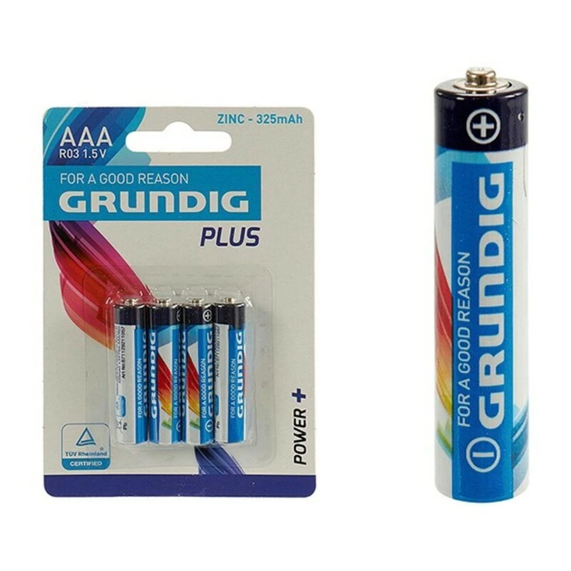Batteries Grundig PLUS R03 AAA (24 Unités) 3 Batteries Grundig PLUS R03 AAA (24 Unités) – Image 3