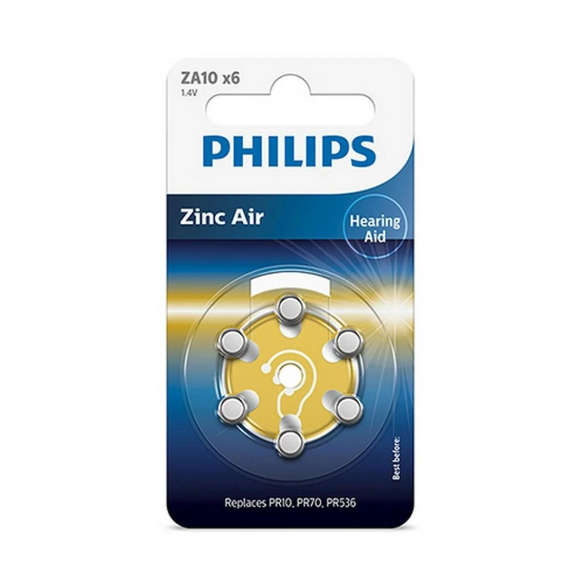 Batteries Philips Zinc (6 Uds) 1 Batteries Philips Zinc (6 Uds)