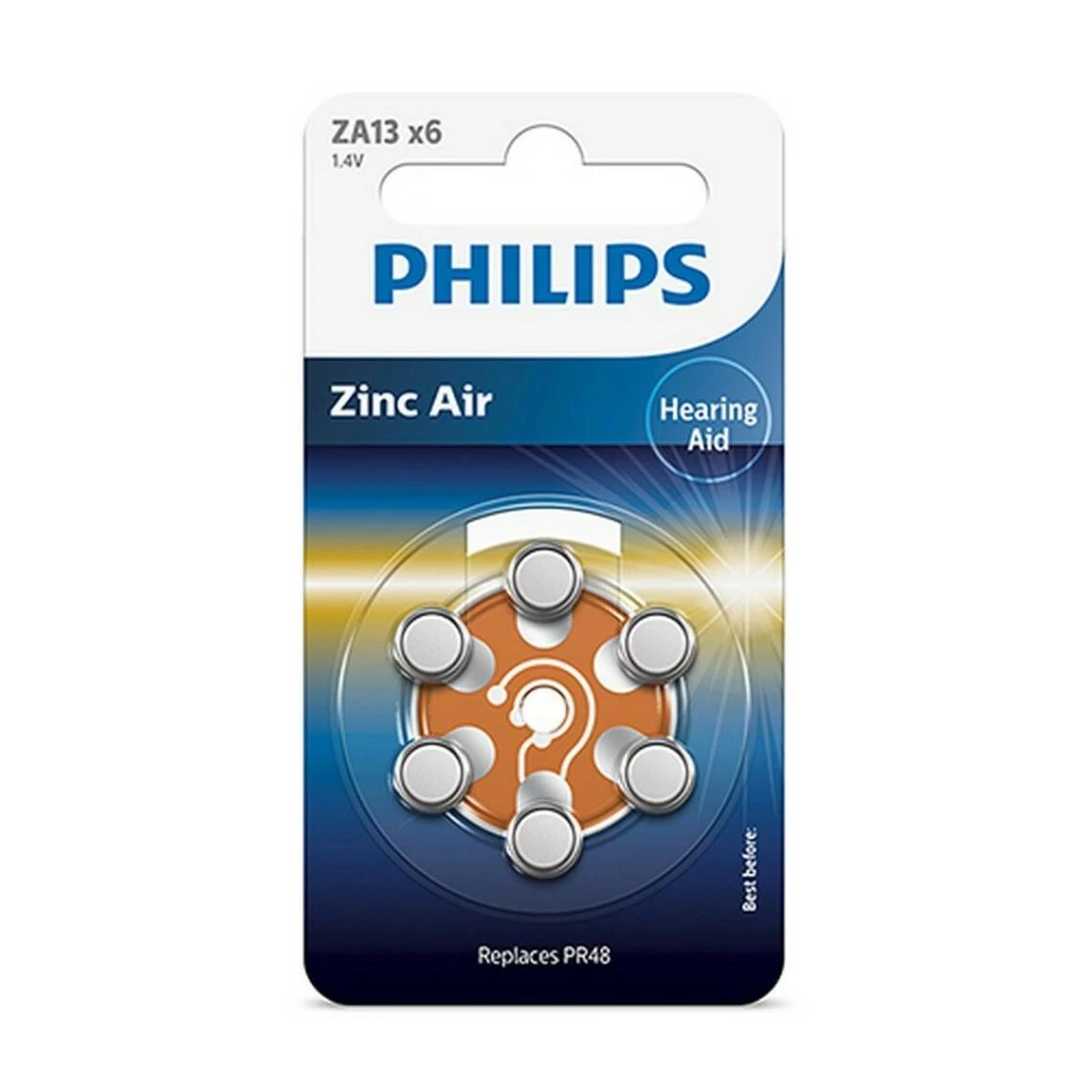 Batteries Philips Zinc (6 Uds) 1 Batteries Philips Zinc (6 Uds)