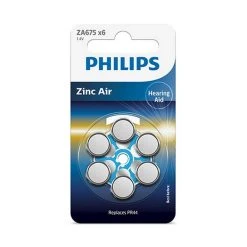 Batteries Philips Zinc (6 Uds)