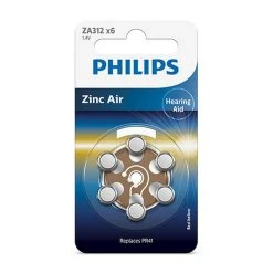 Batteries Philips Zinc (6 Uds)