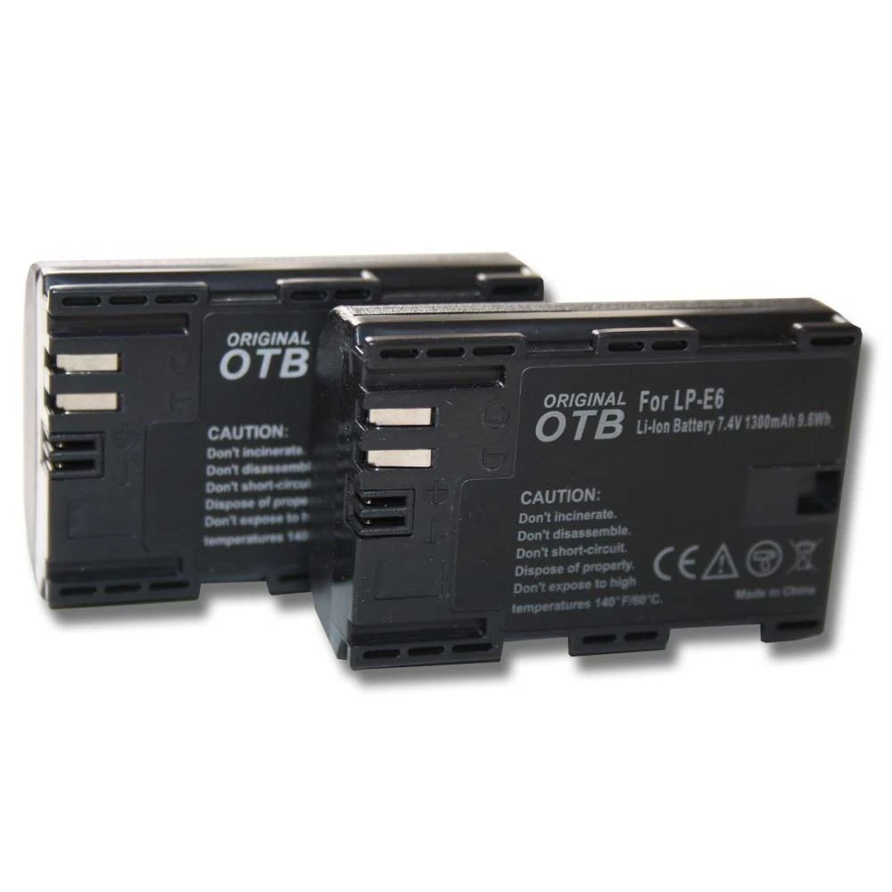 2 X Batterie Vhbw Li-Ion 1300mAh (7.4V) Avec Puce Pour Canon Série EO... 1 2 X Batterie Vhbw Li-Ion 1300mAh (7.4V) Avec Puce Pour Canon Série EO...