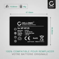 CELLONIC® Batterie De Rechange Appareil Photo NP-W126 Pour FujiFilm F... 8 CELLONIC® Batterie De Rechange Appareil Photo NP-W126 Pour FujiFilm F... -SONY Magasin cellonic batterie de rechange appareil photo np w126 pour fujifilm fuji x t3 t30 x t100 1140mah accu de remplacement 11792780 31149214 1140x1140