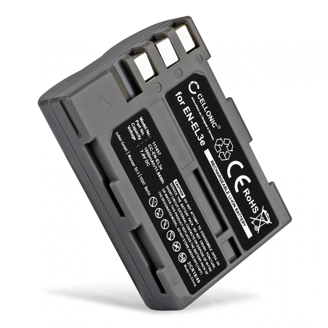 CELLONIC® Batterie En-EL3 EN-EL3e Pour Nikon D50 D70s D80 D90 D200 D3... 1 CELLONIC® Batterie En-EL3 EN-EL3e Pour Nikon D50 D70s D80 D90 D200 D3...