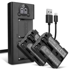 CELLONIC® Set De 2 Batteries 1600mAh Et Double Chargeur Compatible Av...