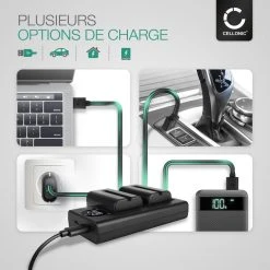 CELLONIC® Set De 2 Batteries 1600mAh Et Double Chargeur Compatible Av... 7 CELLONIC® Set De 2 Batteries 1600mAh Et Double Chargeur Compatible Av... -SONY Magasin cellonic set de 2 batteries 1600mah et double chargeur compatible avec sony alpha a57 accu de remplacement appareil photo avec 11788836 31131428 1140x1140