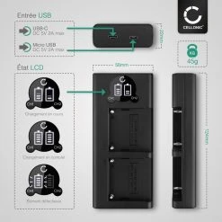 CELLONIC® Set De 2 Batteries 1600mAh Et Double Chargeur Compatible Av... 8 CELLONIC® Set De 2 Batteries 1600mAh Et Double Chargeur Compatible Av... -SONY Magasin cellonic set de 2 batteries 1600mah et double chargeur compatible avec sony alpha a57 accu de remplacement appareil photo avec 11788836 31131430 1140x1140