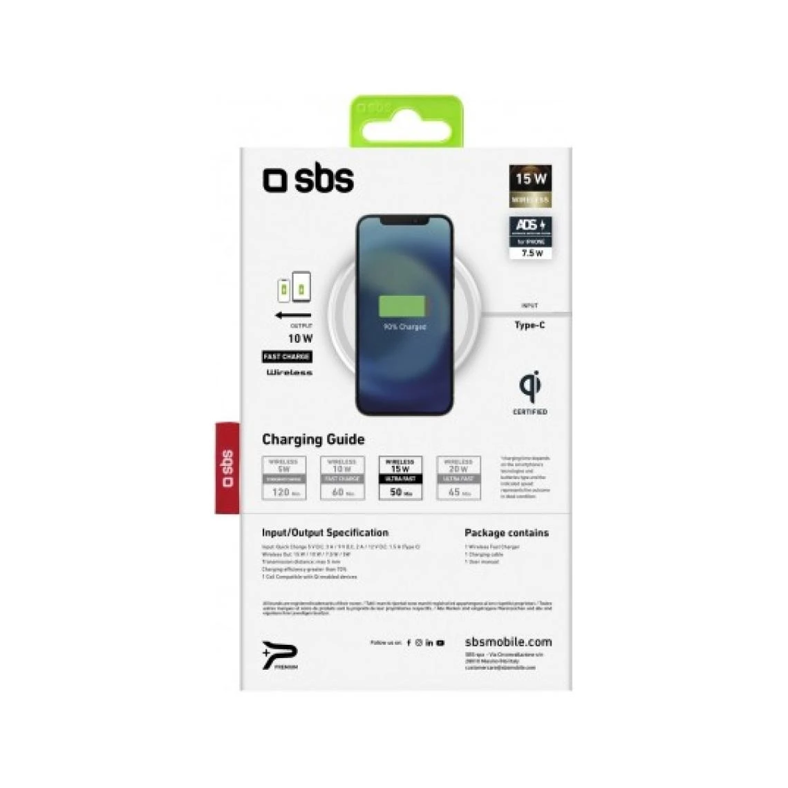 SBS Chargeur Induction Station De Charge Induction Sans Fil 15W 2 SBS Chargeur Induction Station De Charge Induction Sans Fil 15W – Image 2