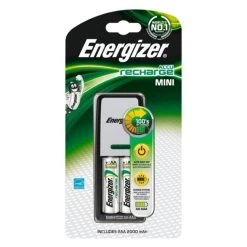 Chargeur + Piles Rechargeables Energizer ENE300321000 LR6 BL4 AA 2000 ...