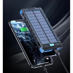 Divers Marques Chargeur Solaire étanche 80000 MAh, Batterie Externe Avec Port USB, P... -SONY Magasin chargeur solaire etanche 80000 mah batterie externe avec port usb pour smartphone iphone 13 avec lumiere led noir 13609934 37408932 1140x1140
