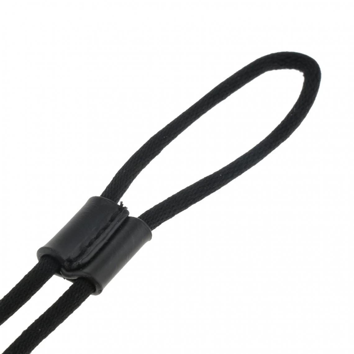 Marque Generique Dragonne En Nylon Noire D'appareil-photo Avec Le Cuir D'unité Central... 3 Marque Generique Dragonne En Nylon Noire D'appareil-photo Avec Le Cuir D'unité Central... – Image 3