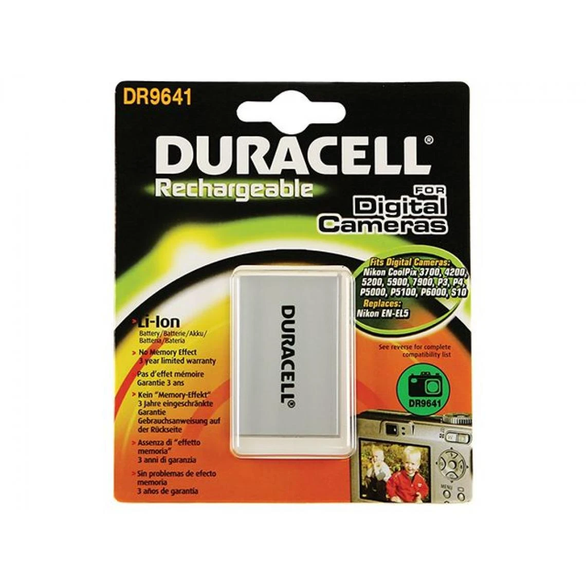 Inconnu Duracell DR9641 Batterie Pour Appareil Photo Numérique Nikon EN-EL5 1 Inconnu Duracell DR9641 Batterie Pour Appareil Photo Numérique Nikon EN-EL5