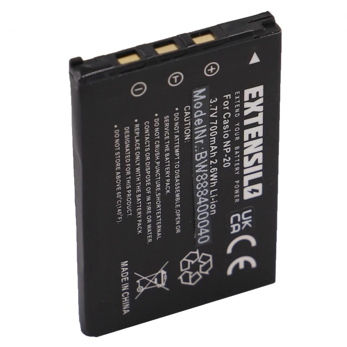 VHBW EXTENSILO 2x Batteries Compatible Avec BenQ DC-X720, DC-X725, DC-X735,... 4 VHBW EXTENSILO 2x Batteries Compatible Avec BenQ DC-X720, DC-X725, DC-X735,... – Image 4
