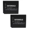 VHBW EXTENSILO 2x Batteries Compatible Avec General Imaging E840, E840s, G1...