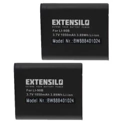 VHBW EXTENSILO 2x Batteries Compatible Avec Olympus Stylus XZ-2 IHS, XZ-2 A...