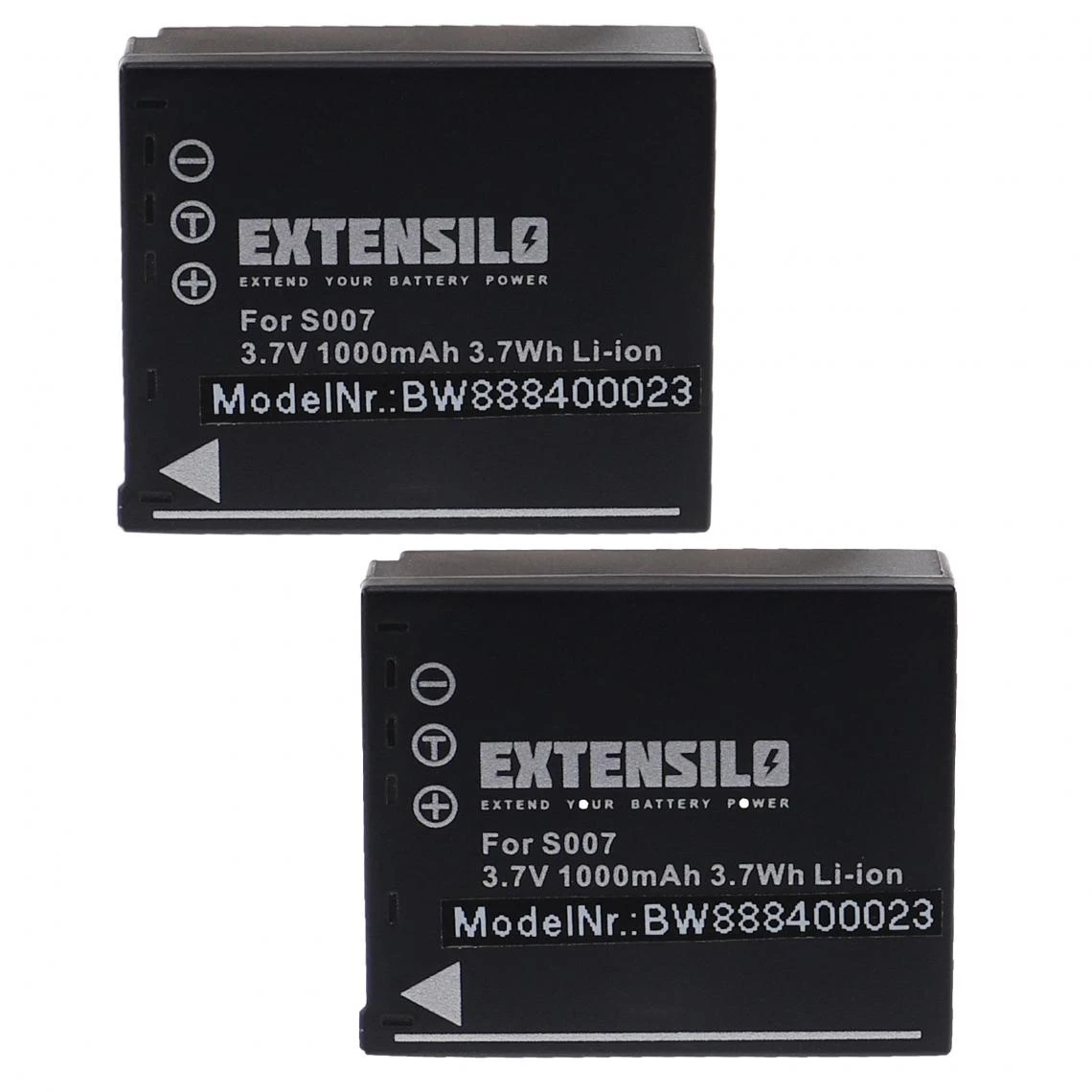 VHBW EXTENSILO 2x Batteries Compatible Avec Panasonic Lumix DMC-TZ1, DMC-TZ... 1 VHBW EXTENSILO 2x Batteries Compatible Avec Panasonic Lumix DMC-TZ1, DMC-TZ...
