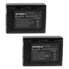 VHBW EXTENSILO 2x Batteries Compatible Avec Samsung SMX-F40BN, SMX-F40LN, S...