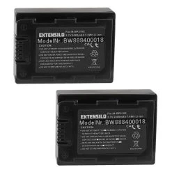 VHBW EXTENSILO 2x Batteries Compatible Avec Samsung SMX-F40BN, SMX-F40LN, S...