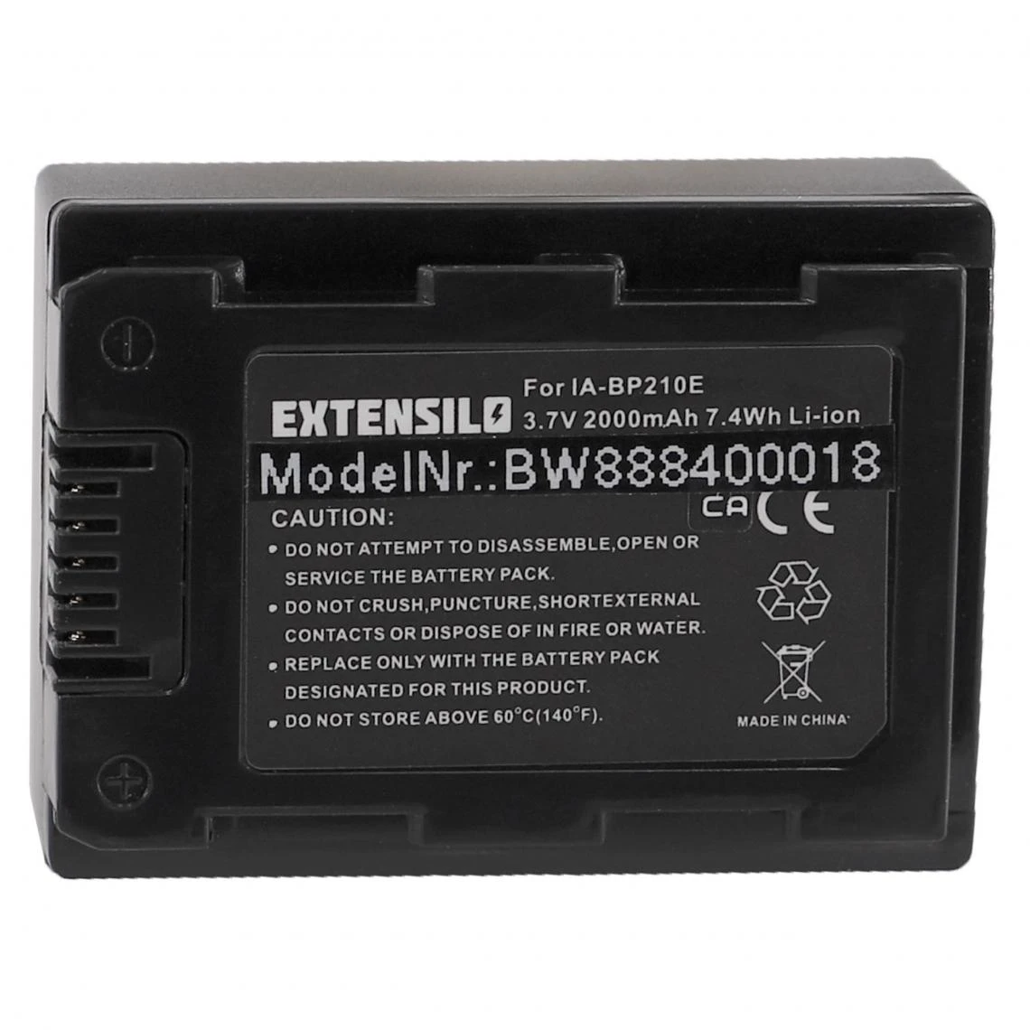 VHBW EXTENSILO 2x Batteries Compatible Avec Samsung SMX-F40BN, SMX-F40LN, S... 2 VHBW EXTENSILO 2x Batteries Compatible Avec Samsung SMX-F40BN, SMX-F40LN, S... – Image 2