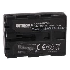 Alternative view of VHBW EXTENSILO 2x Batteries Compatible Avec Sony Alpha DSLR-A350, DSLR-A350...