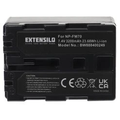 Alternative view of VHBW EXTENSILO 2x Batteries Compatible Avec Sony DSC-F717, DSC-F828, DSC-R1...