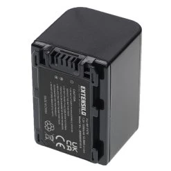 Alternative view of VHBW EXTENSILO 2x Batteries Compatible Avec Sony HDR-XR200E, HDR-XR200VE, H...