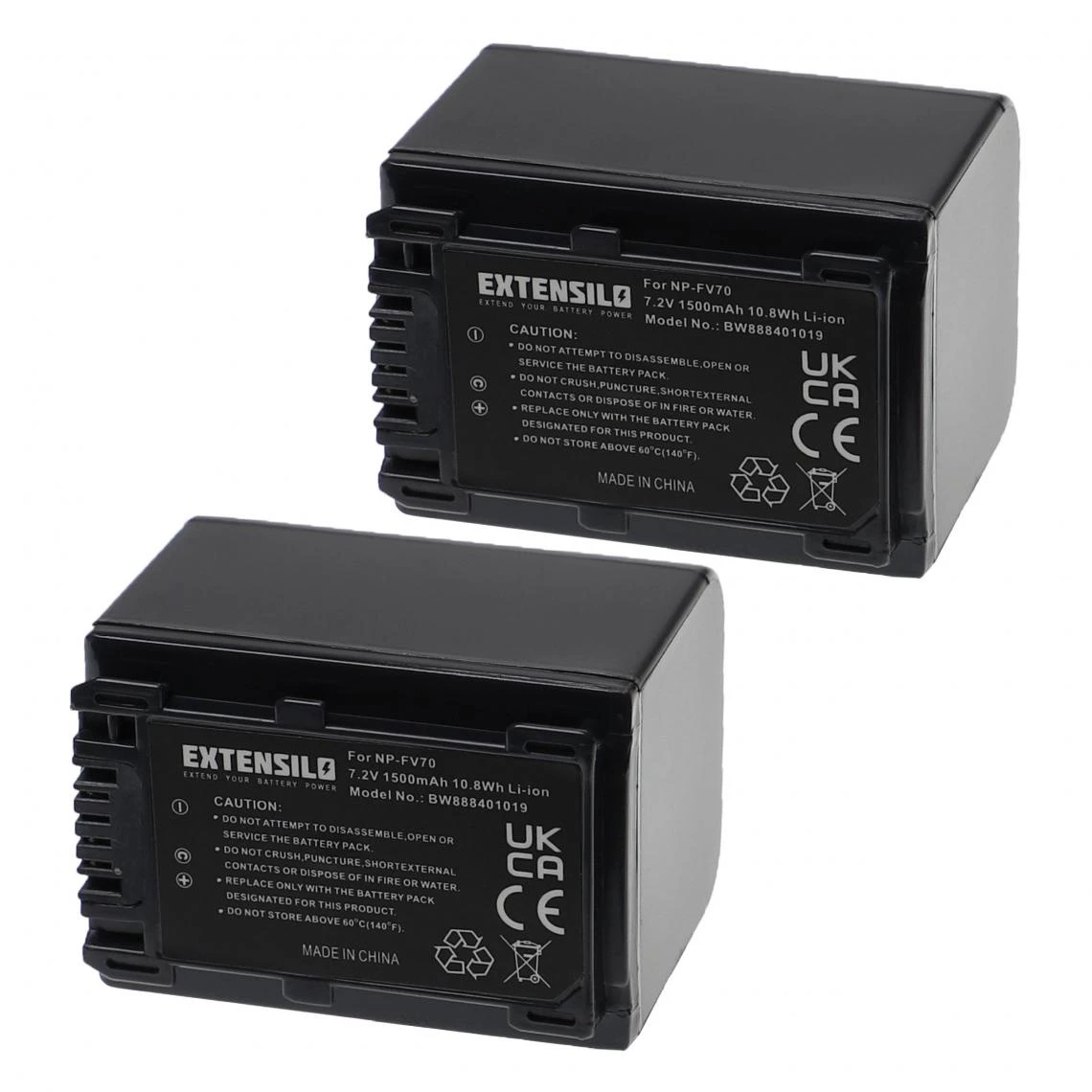 VHBW EXTENSILO 2x Batteries Compatible Avec Sony HDR-XR200E, HDR-XR200VE, H... 3 VHBW EXTENSILO 2x Batteries Compatible Avec Sony HDR-XR200E, HDR-XR200VE, H... – Image 3