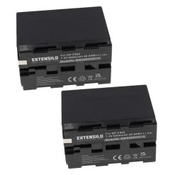VHBW EXTENSILO 2x Batteries Compatible Avec Sony HXR Serie HXR-NX5E, HXR-NX...