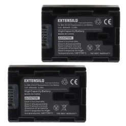 VHBW EXTENSILO 2x Batteries Remplacement Pour JVC BN-VG107, BN-VG107E, BN-V...