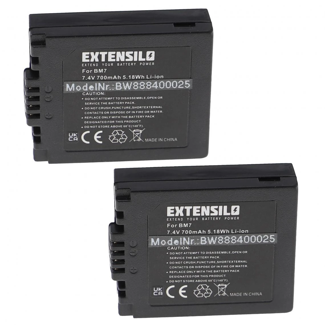 VHBW EXTENSILO 2x Batteries Remplacement Pour Panasonic CGA-S002E, CGR-S002... 1 VHBW EXTENSILO 2x Batteries Remplacement Pour Panasonic CGA-S002E, CGR-S002...