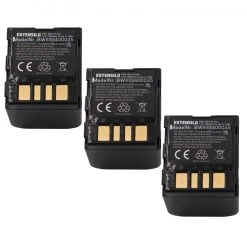 VHBW EXTENSILO 3x Batteries Compatible Avec JVC GR-D239, GR-D240, GR-D240E,...